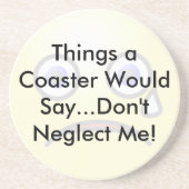 Grappig citaat, ik Onderzetter niet negeren (Voorkant)