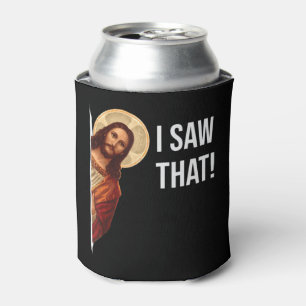 Grappig citaat Jesus Meme dat ik die Christelijke  Blikjeskoeler