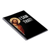 Grappig citaat Jesus Meme dat ik die Christelijke  Notitieboek (Rechterzijde)