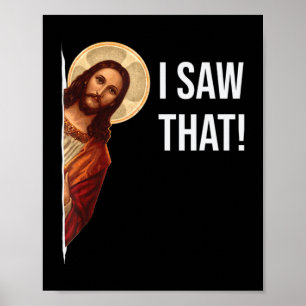 Grappig citaat Jesus Meme dat ik die Christelijke Poster