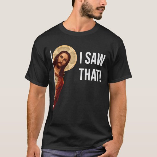 Grappig citaat Jesus Meme dat ik die Christelijke  T-shirt (Voorkant)