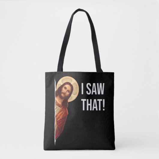 Grappig citaat Jesus Meme dat ik die Christelijke  Tote Bag (Voorkant)