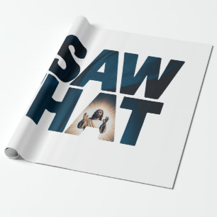 Grappig citaat Jezus Meme dat ik dat Christelijk z Cadeaupapier