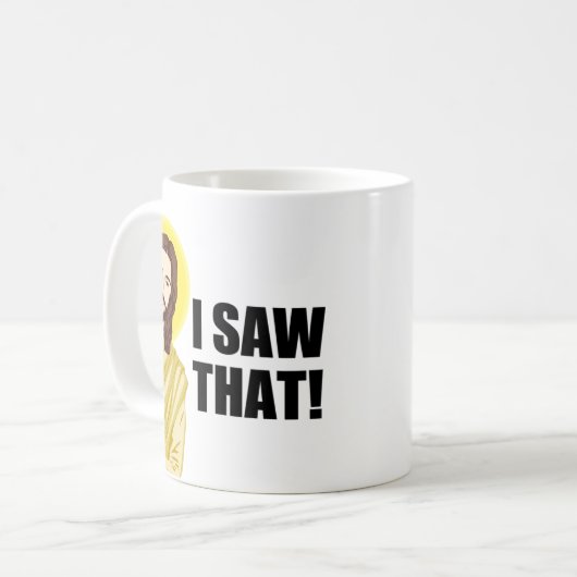 Grappig citaat Jezus Meme dat ik dat Christelijk z Koffiemok (Voorkant links)