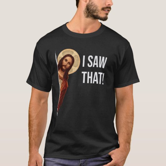 Grappig citaat Jezus Meme dat ik dat Christelijk z T-shirt (Voorkant)