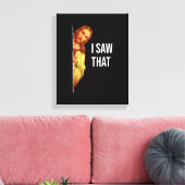 Grappig citaat Jezus Meme dat ik die Christelijke  Canvas Afdruk (Insitu (Woonkamer))