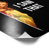 Grappig citaat Jezus Meme dat ik die Christelijke Foto Afdruk (Hoek)