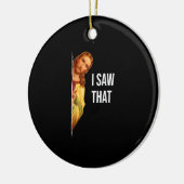Grappig citaat Jezus Meme dat ik die Christelijke  Keramisch Ornament (Links)