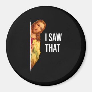 Grappig citaat Jezus Meme dat ik die Christelijke  Magneet