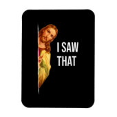 Grappig citaat Jezus Meme dat ik die Christelijke Magneet (Verticaal)