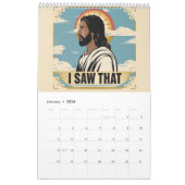 Grappig citaat: Jezus Meme, ik zag dat Jezus Kalender (Jan 2026)