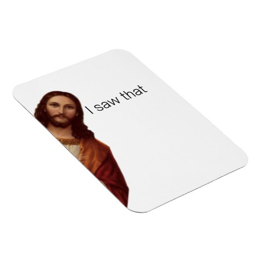 Grappig citaat: Jezus Meme, ik zag dat Jezus Magneet (Rechterzijde)