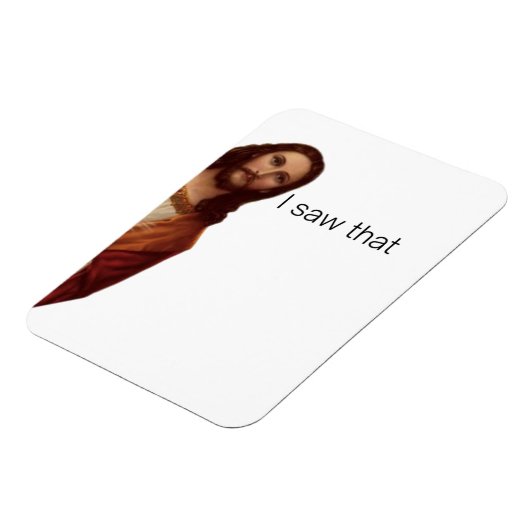 Grappig citaat: Jezus Meme, ik zag dat Jezus Magneet (Linkerzijde)