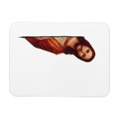 Grappig citaat: Jezus Meme, ik zag dat Jezus Magneet (Horizontaal)