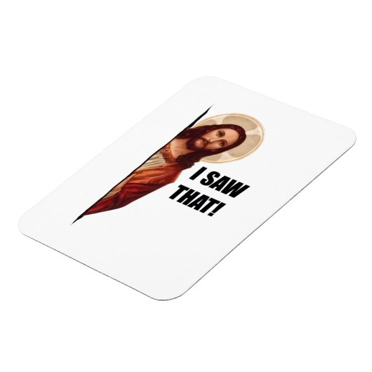 Grappig citaat: Jezus Meme, ik zag dat Jezus Magneet (Linkerzijde)