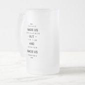 Grappig citaat maakte ons collega's - coole drink matglas bierpul (Voorkant links)