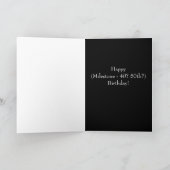 Grappig citaat Milestone Verjaardag Kaart (Binnen)
