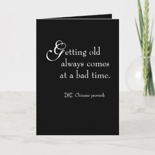 Grappig citaat Milestone Verjaardag Kaart
