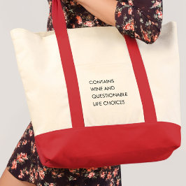 Grappig citaat Moderne minimalistische Schattigee  Tote Bag