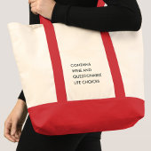 Grappig citaat Moderne minimalistische Schattigee  Tote Bag