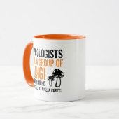 Grappig citaat: Mycologen zijn een groep van Fungi Mok (Voorkant links)