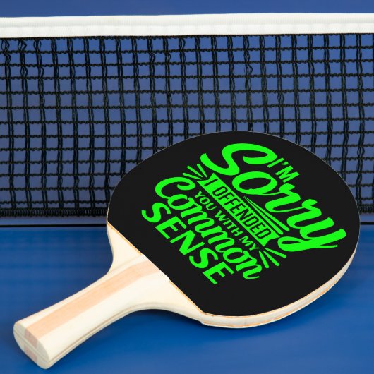 Grappig citaat op pingpongpeddel tafeltennisbatje (Insitu)