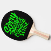 Grappig citaat op pingpongpeddel tafeltennisbatje (Zijkant)