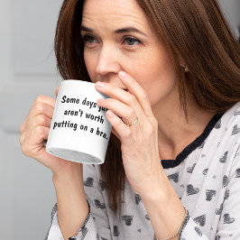 Grappig citaat over hersenen koffiemok