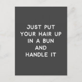 Grappig citaat over levensadvies en veerkracht briefkaart (Voorkant)