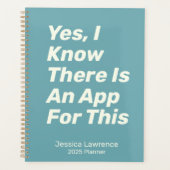 Grappig citaat over technologie gepersonaliseerd planner (Voorkant)