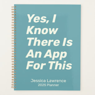 Grappig citaat over technologie gepersonaliseerd planner