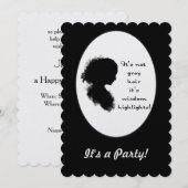 Grappig citaat "Over the Hill" Verjaardag Custom I Kaart (Voorkant / Achterkant)