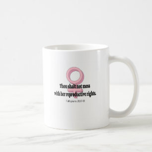 Grappig citaat over vrouwenrechten koffiemok