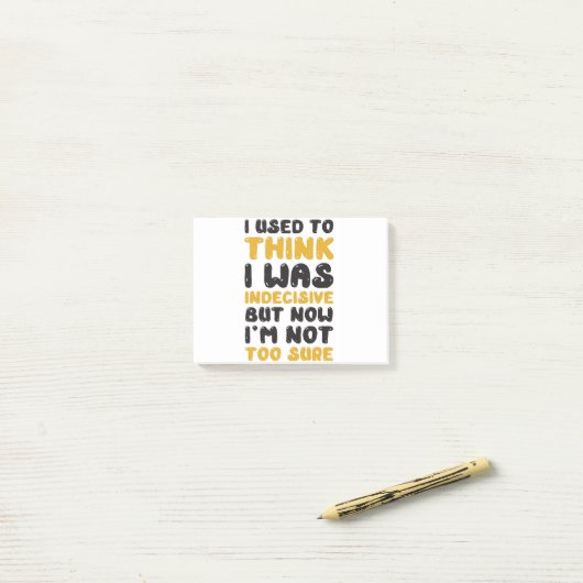 Grappig citaat post-it® notes (Op bureau)