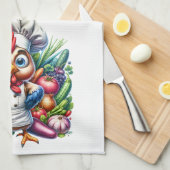 Grappig citaat Schattigee kippenkok koken Theedoek (Quarter Fold)