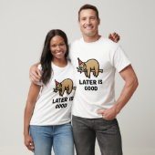 Grappig Citaat T-Shirt met Minimaal Icoon (Unisex)