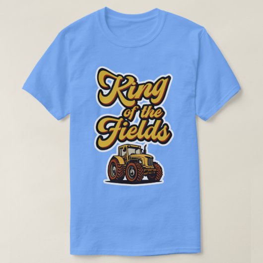 Grappig citaat Tractor King T-shirt (Design voorkant)