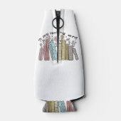 Grappig citaat van de boeklezer in mijn lezende ti flesjeskoeler (Achterkant)