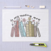 Grappig citaat van de boeklezer in mijn lezende ti tissuepapier (Craft)