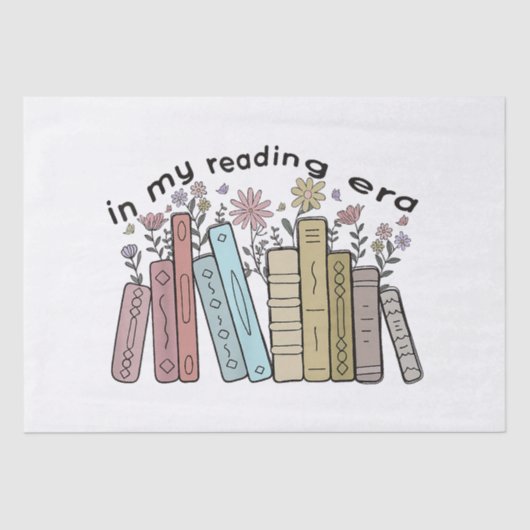 Grappig citaat van de boeklezer in mijn lezende ti tissuepapier (Voorkant)