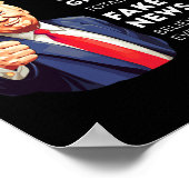 Grappig citaat van Donald Trump voor conservatieve Poster (Hoek)