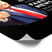 Grappig citaat van Donald Trump voor conservatieve Poster (Hoek)