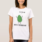 Grappig citaat van Moeite Puns Jokes Humor T-shirt (Voorkant)