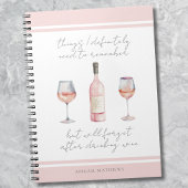 Grappig citaat vergeten te doen notitieboek