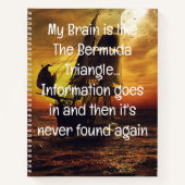 Grappig citaat voor vergeetachtige mensen om te do notitieboek (Voorkant)