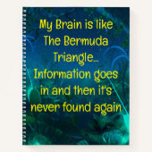 Grappig citaat voor vergeetachtige mensen om te do notitieboek (Voorkant)