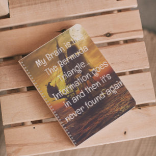 Grappig citaat voor vergeetachtige mensen om te do notitieboek