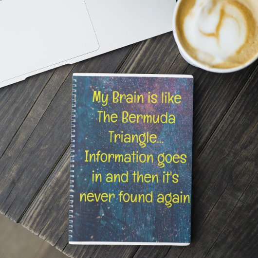 Grappig citaat voor vergeetachtige mensen om te do notitieboek