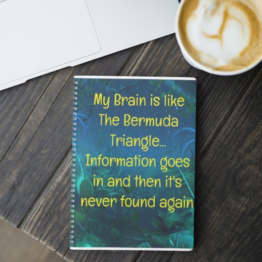 Grappig citaat voor vergeetachtige mensen om te do notitieboek