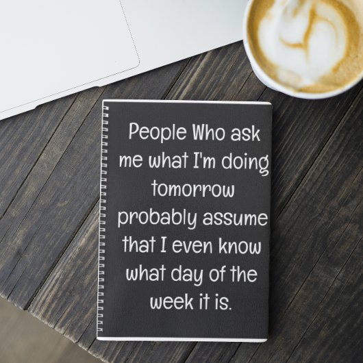Grappig citaat voor vergeetachtige mensen om te do notitieboek